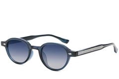 Oval Blue Plastic Sunglasses #BS2503-0379