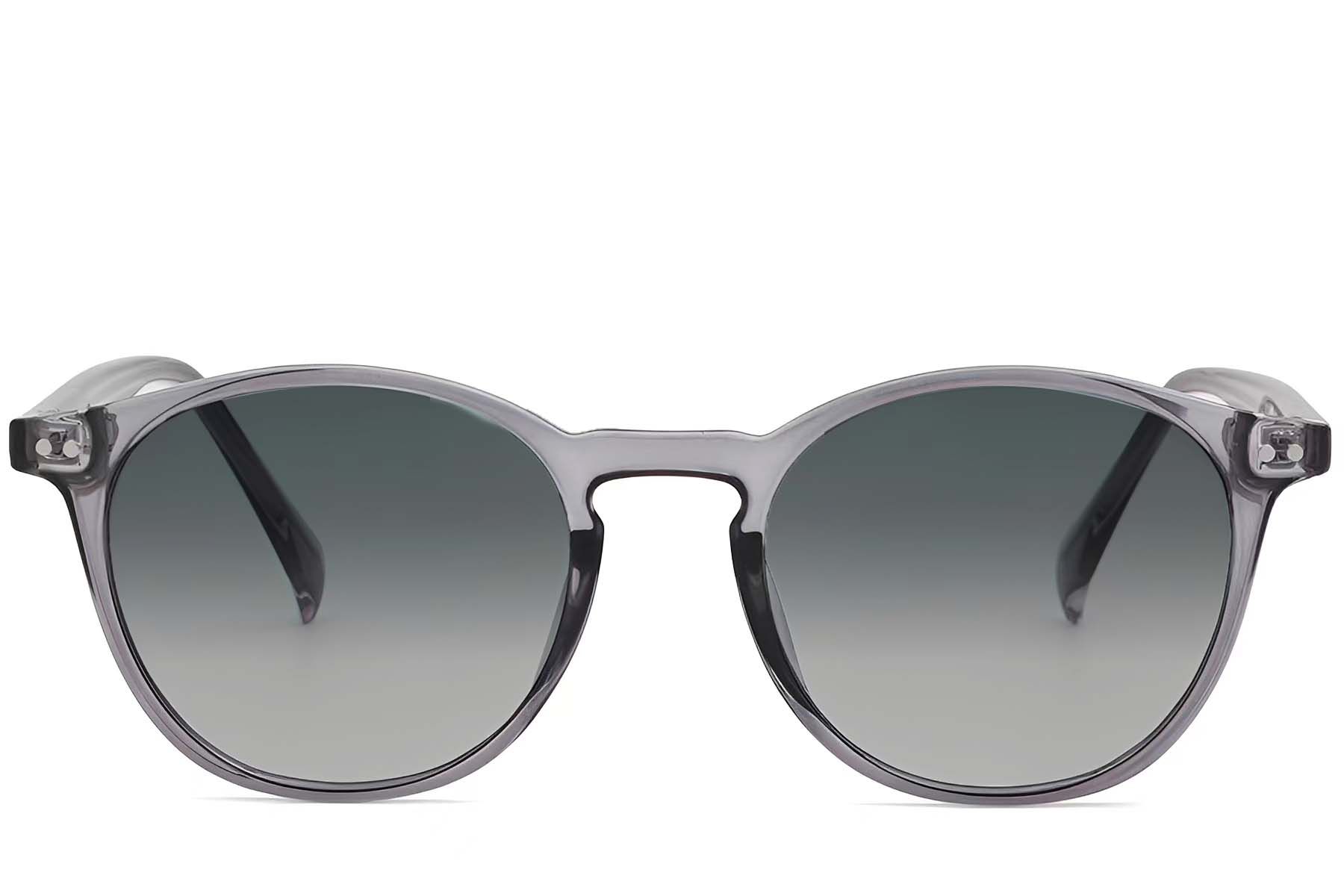 Ovale paarse plastic zonnebril #BS2503-0382