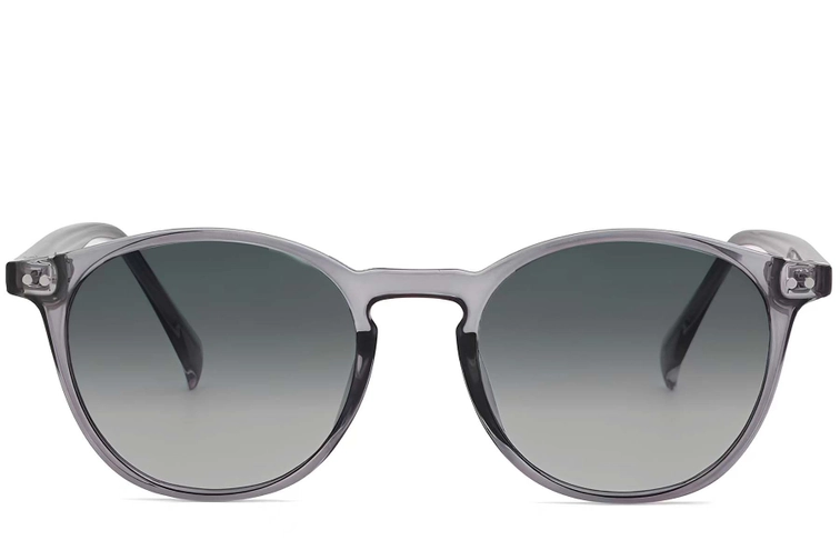 Oval Purple Plastic Sunglasses #BS2503-0382