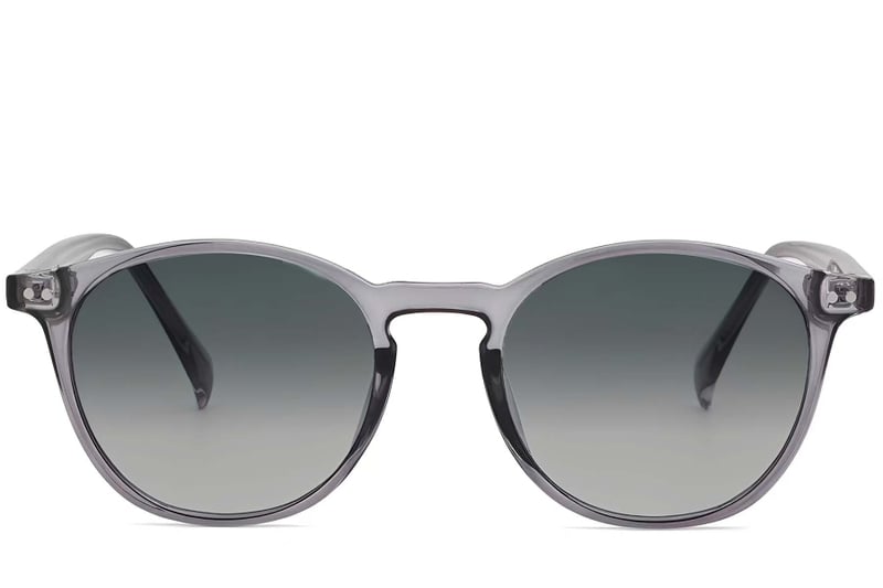 Oval Purple Plastic Sunglasses #BS2503-0382