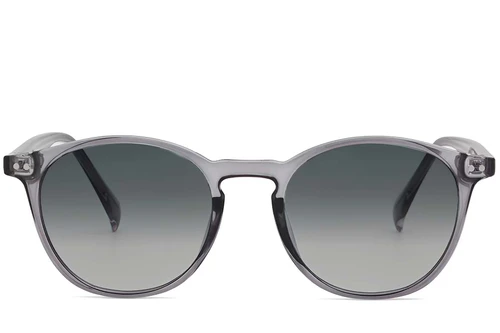 Lunettes de soleil ovales en plastique violet #BS2503-0382