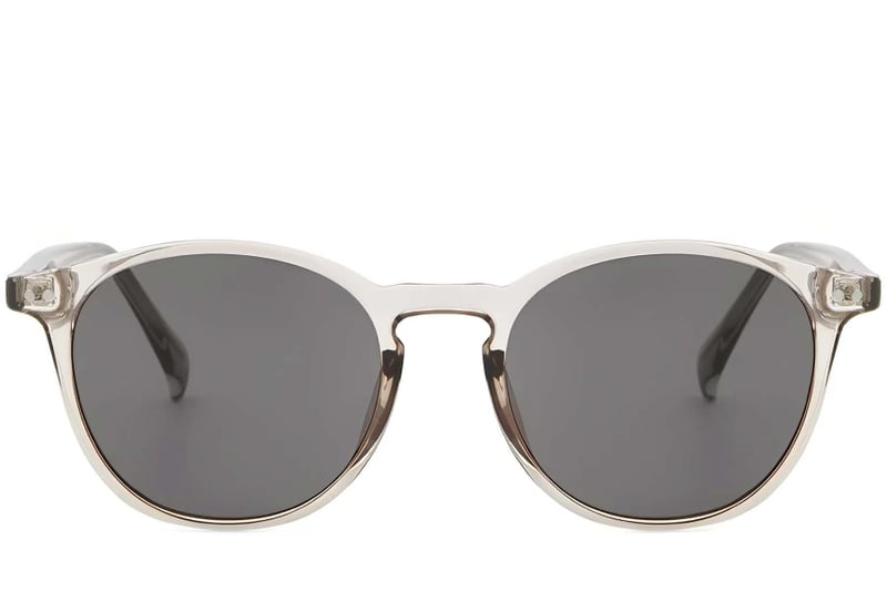 Oval Grey Plastic Sunglasses #BS2503-0384