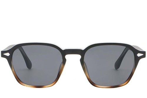 Geometric Tortoiseshell Plastic Sunglasses #BS2503-0387