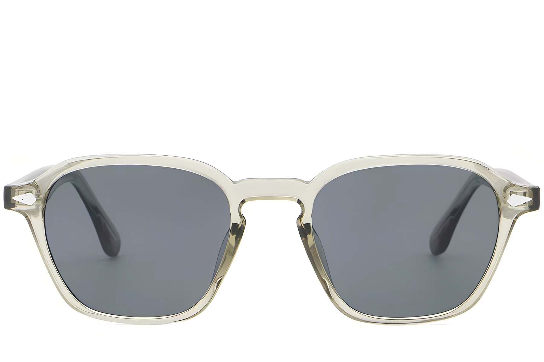 Geometric Grey Plastic Sunglasses #BS2503-0390