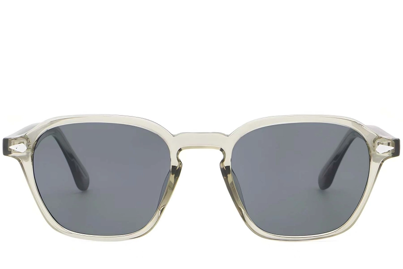 Geometric Grey Plastic Sunglasses #BS2503-0390