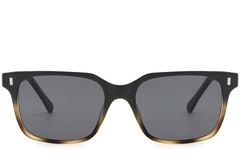 Rechteckige Sonnenbrille aus Kunststoff mit Schildpattmuster #BS2503-0393
