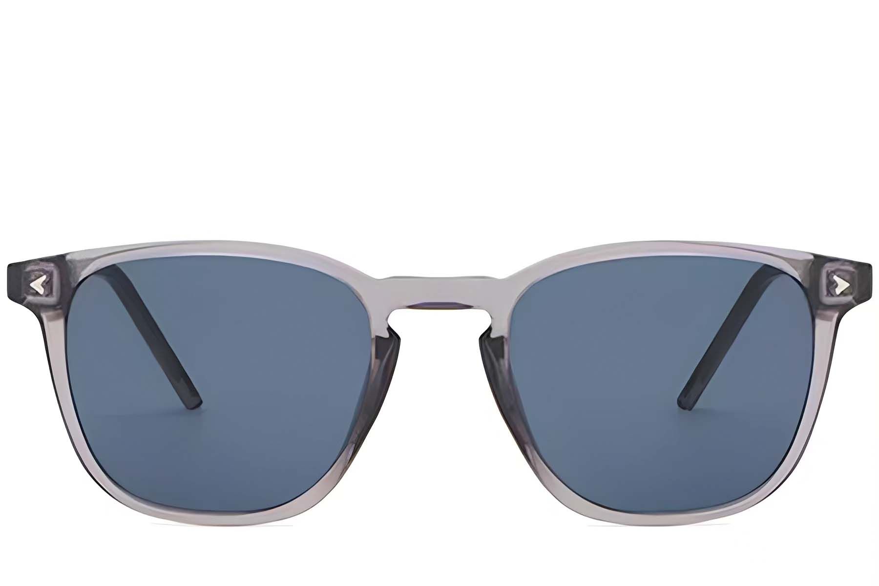 Rectangular Purple Plastic Sunglasses #BS2503-0402