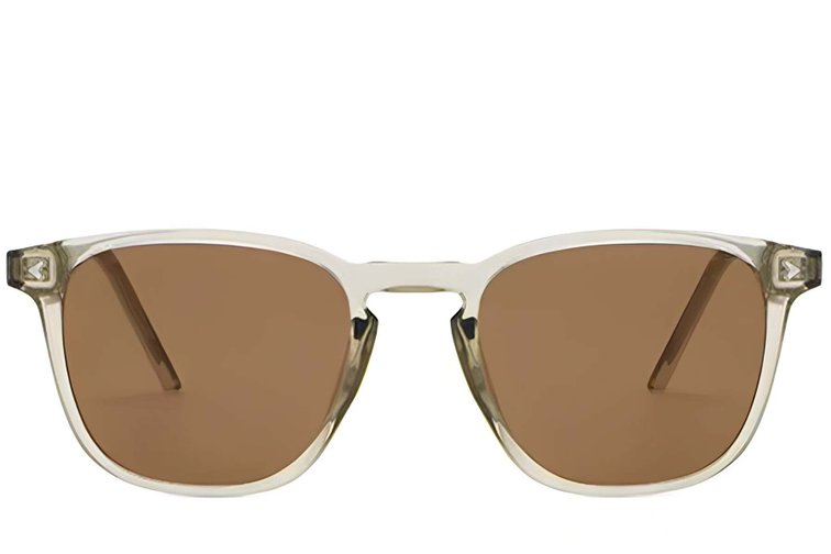 Rectangular Grey Plastic Sunglasses #BS2503-0405