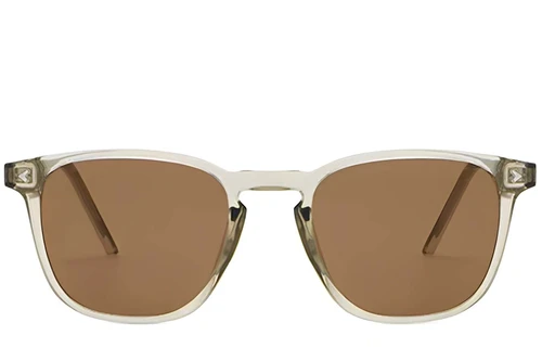 Rectangular Grey Plastic Sunglasses #BS2503-0405