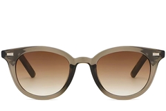 Oval Brown Plastic Sunglasses #BS2503-0410