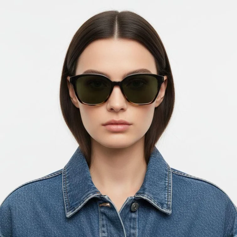 Butterfly Tortoiseshell Plastic Sunglasses #BS2503-0414