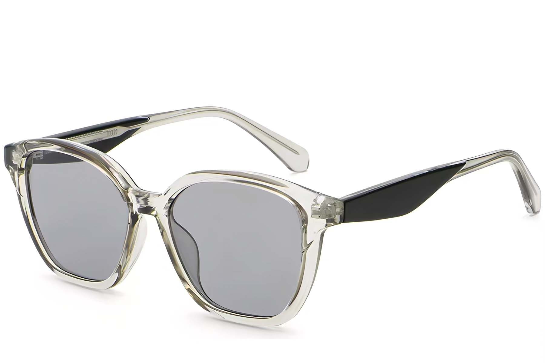 Butterfly Grey Plastic Sunglasses #BS2503-0415