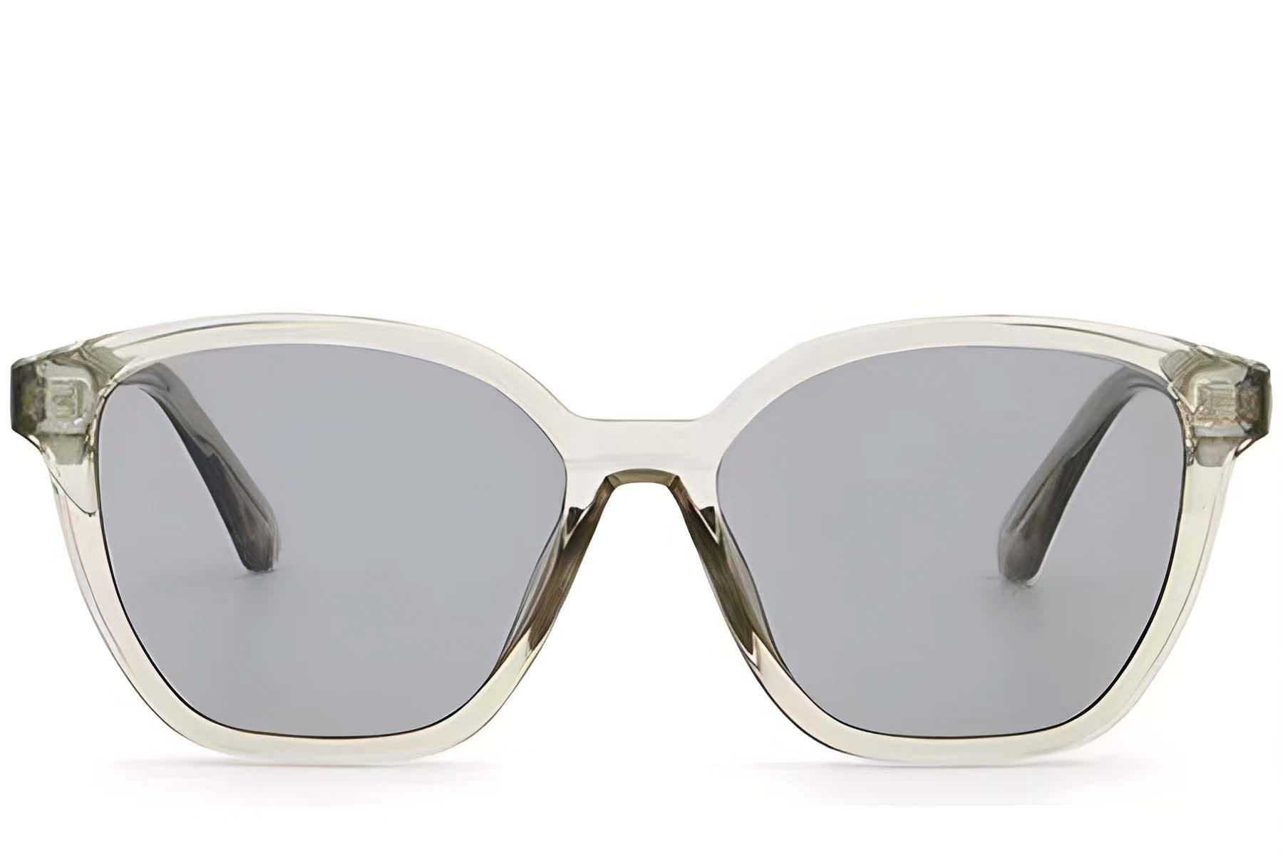 Butterfly Grey Plastic Sunglasses #BS2503-0415