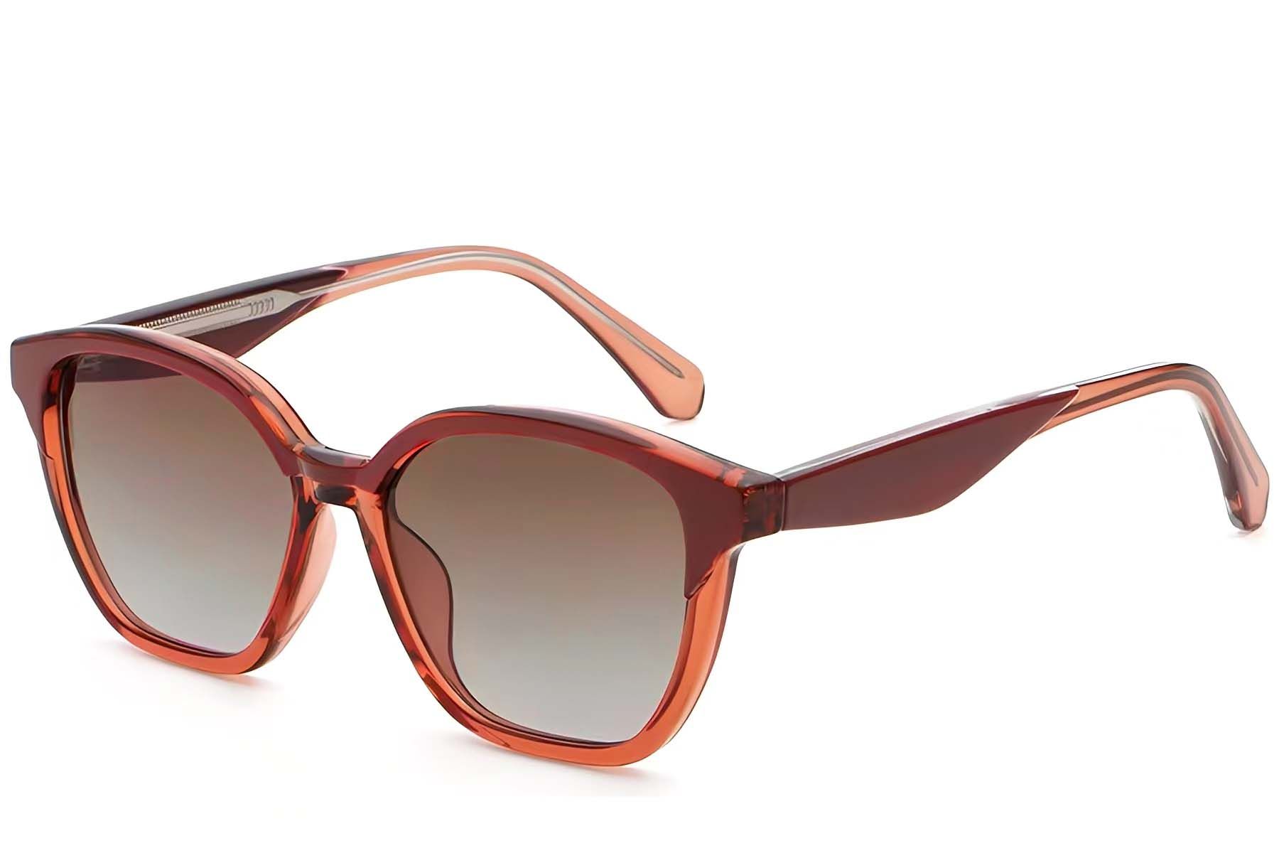 Butterfly Red Plastic Sunglasses #BS2503-0416