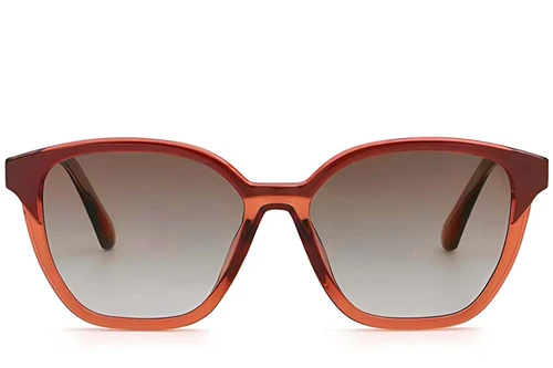 Butterfly Red Plastic Sunglasses #BS2503-0416