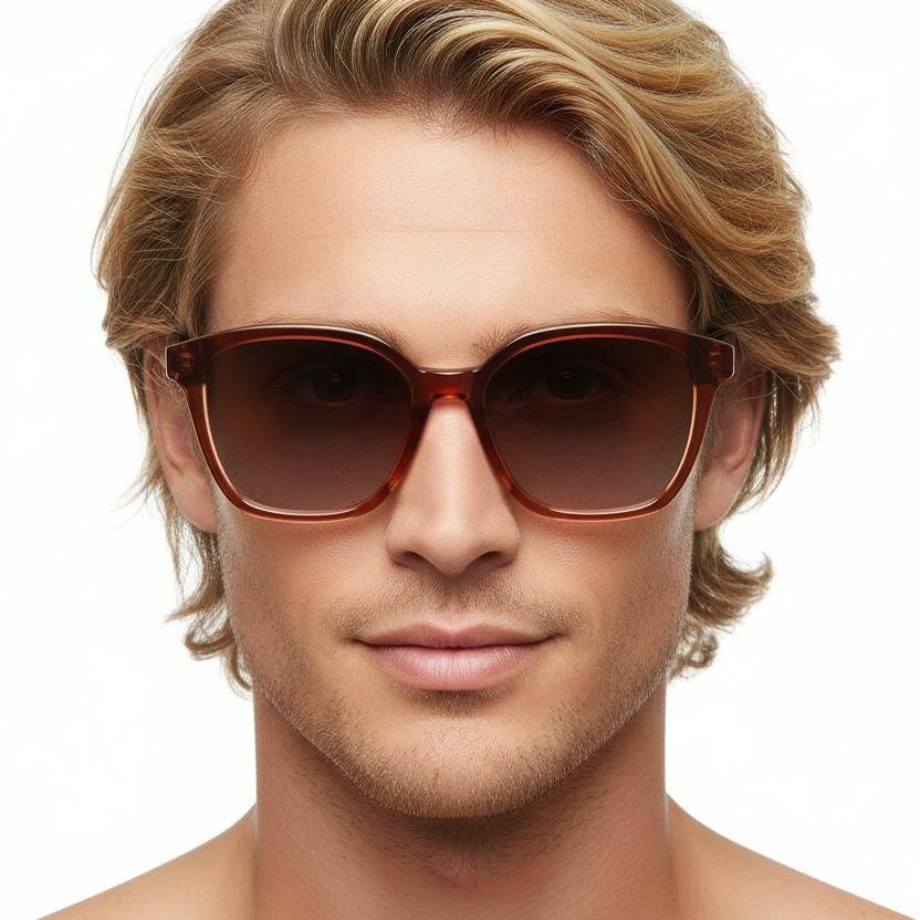 Butterfly Red Plastic Sunglasses #BS2503-0416