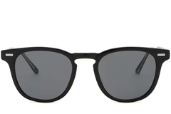 Ovale zwarte plastic zonnebril #BS2503-0423