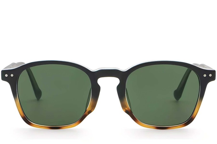 Gafas de sol ovaladas de plástico con efecto carey #BS2503-0430
