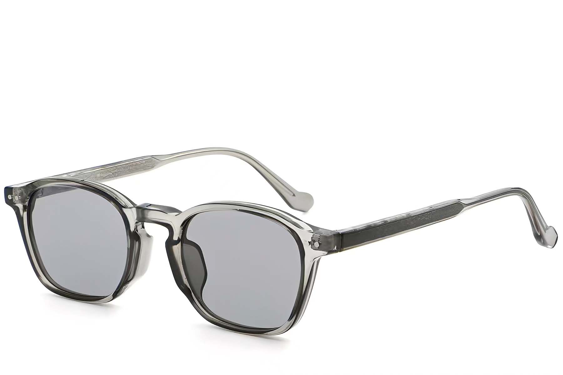 Oval Grey Plastic Sunglasses #BS2503-0431