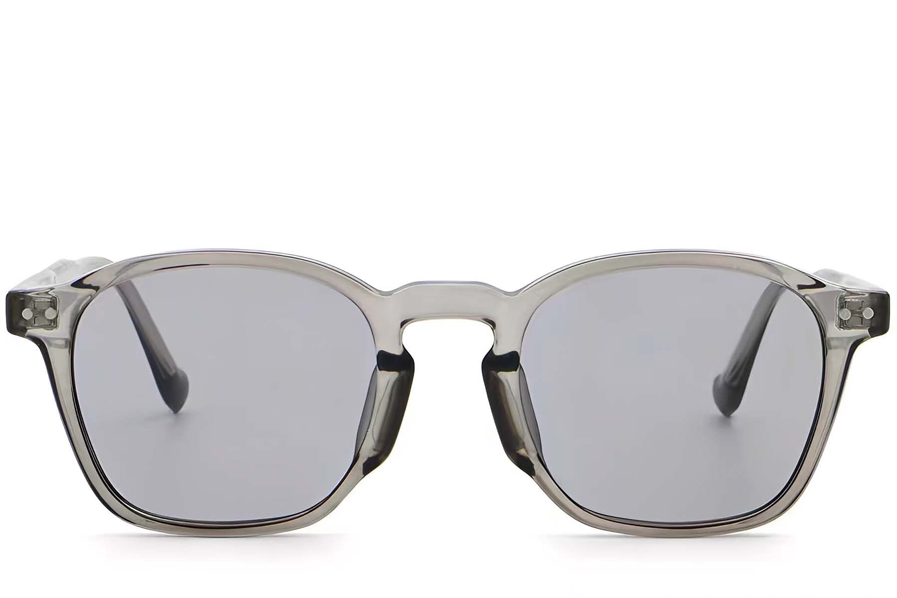 Oval Grey Plastic Sunglasses #BS2503-0431