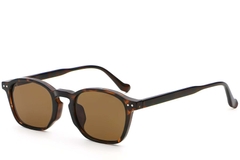 Oval Tortoiseshell Plastic Sunglasses #BS2503-0432