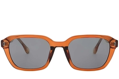 Rechthoekige rode plastic zonnebril #BS2503-0439