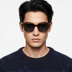 Rectangular Tortoiseshell Plastic Sunglasses #BS2503-0442