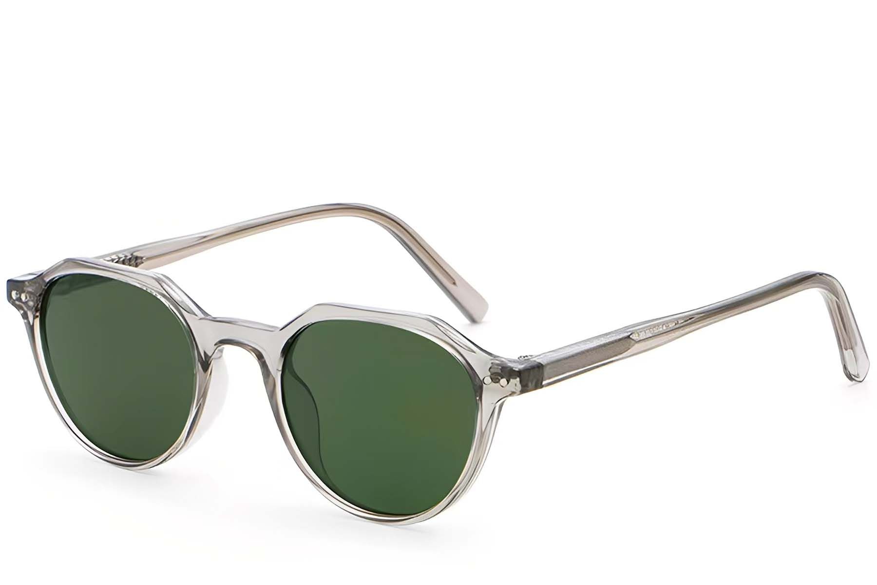Oval Grey Plastic Sunglasses #BS2503-0453