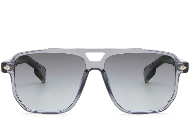 Aviator grijze plastic zonnebril #BS2503-0458