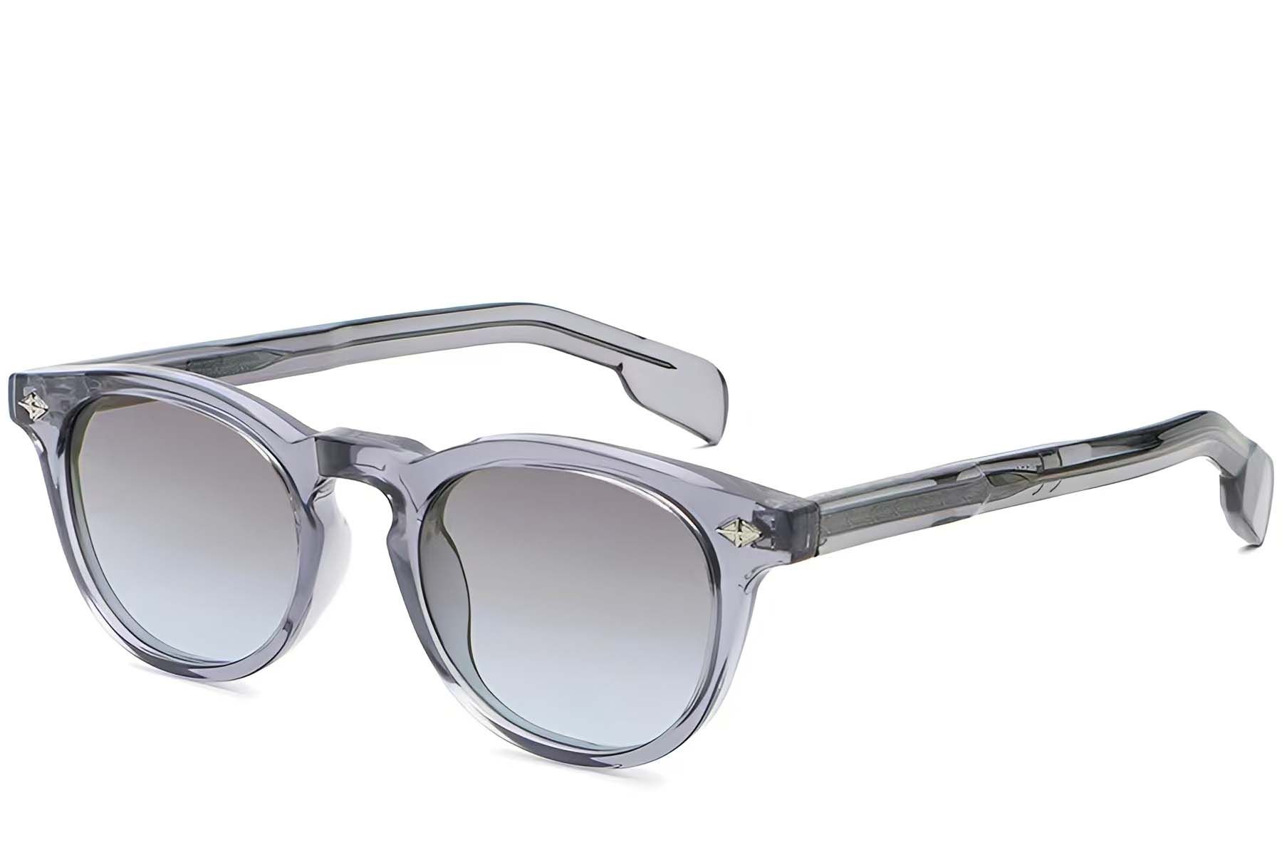 Oval Grey Plastic Sunglasses #BS2503-0463