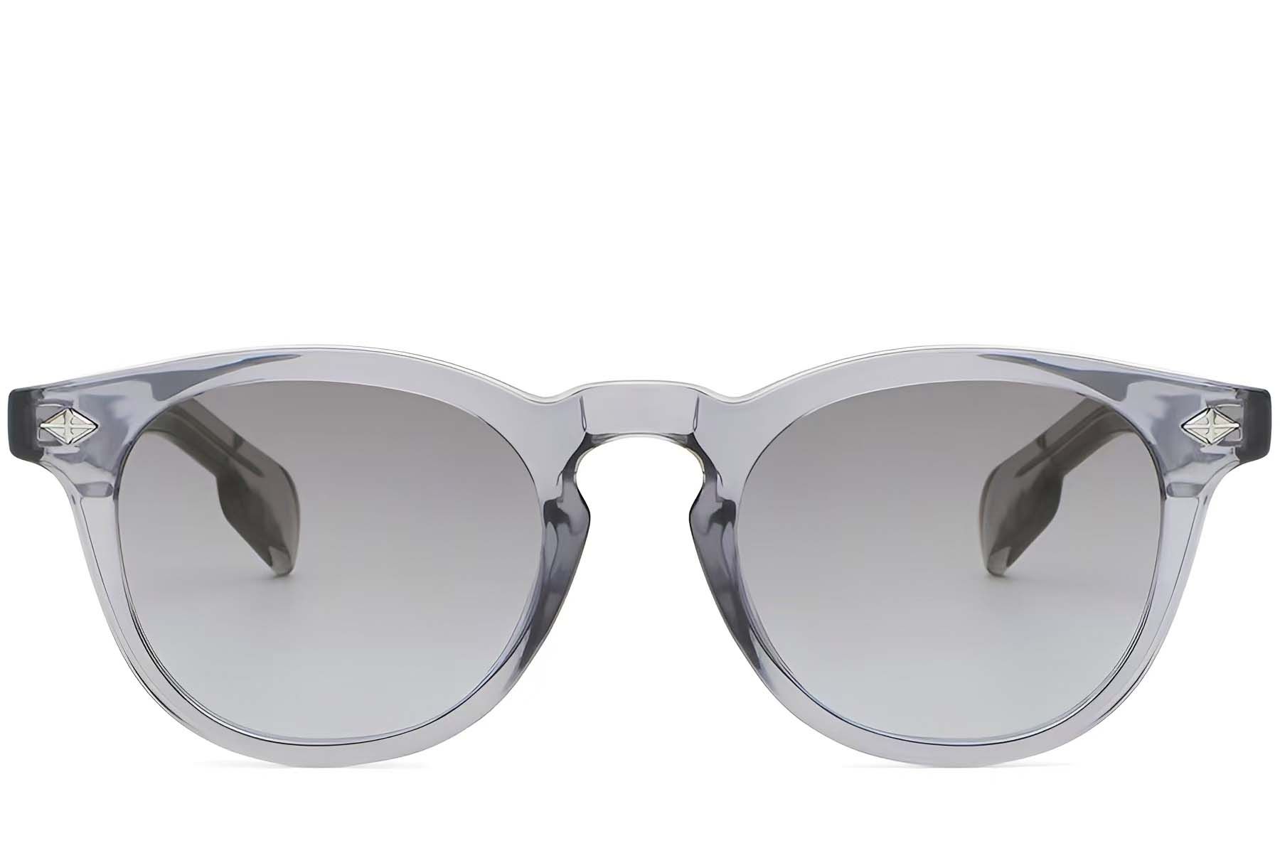 Oval Grey Plastic Sunglasses #BS2503-0463