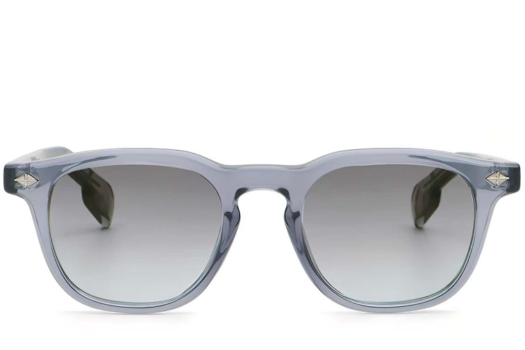 Rechteckige graue Kunststoff-Sonnenbrille #BS2503-0469