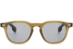 Rechthoekige groene plastic zonnebril #BS2503-0473