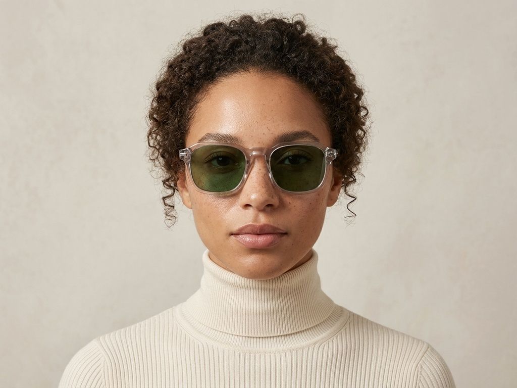 Rectangular Grey Plastic Sunglasses #BS2503-0476
