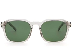 Rechteckige graue Kunststoff-Sonnenbrille #BS2503-0476