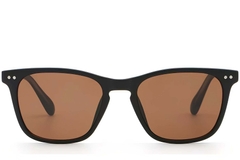 Rechthoekige zwarte plastic zonnebril #BS2503-0481