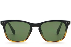 Rechteckige Sonnenbrille aus Kunststoff mit Schildpattmuster #BS2503-0483