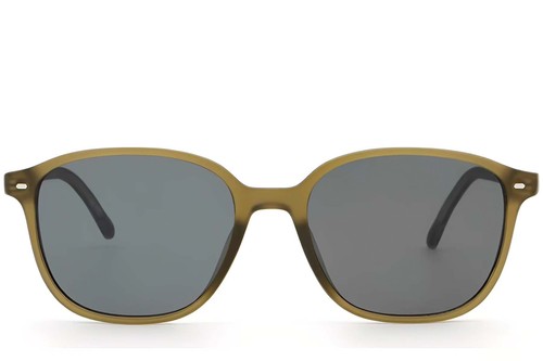 Oval Green Plastic Sunglasses #BS2503-0489