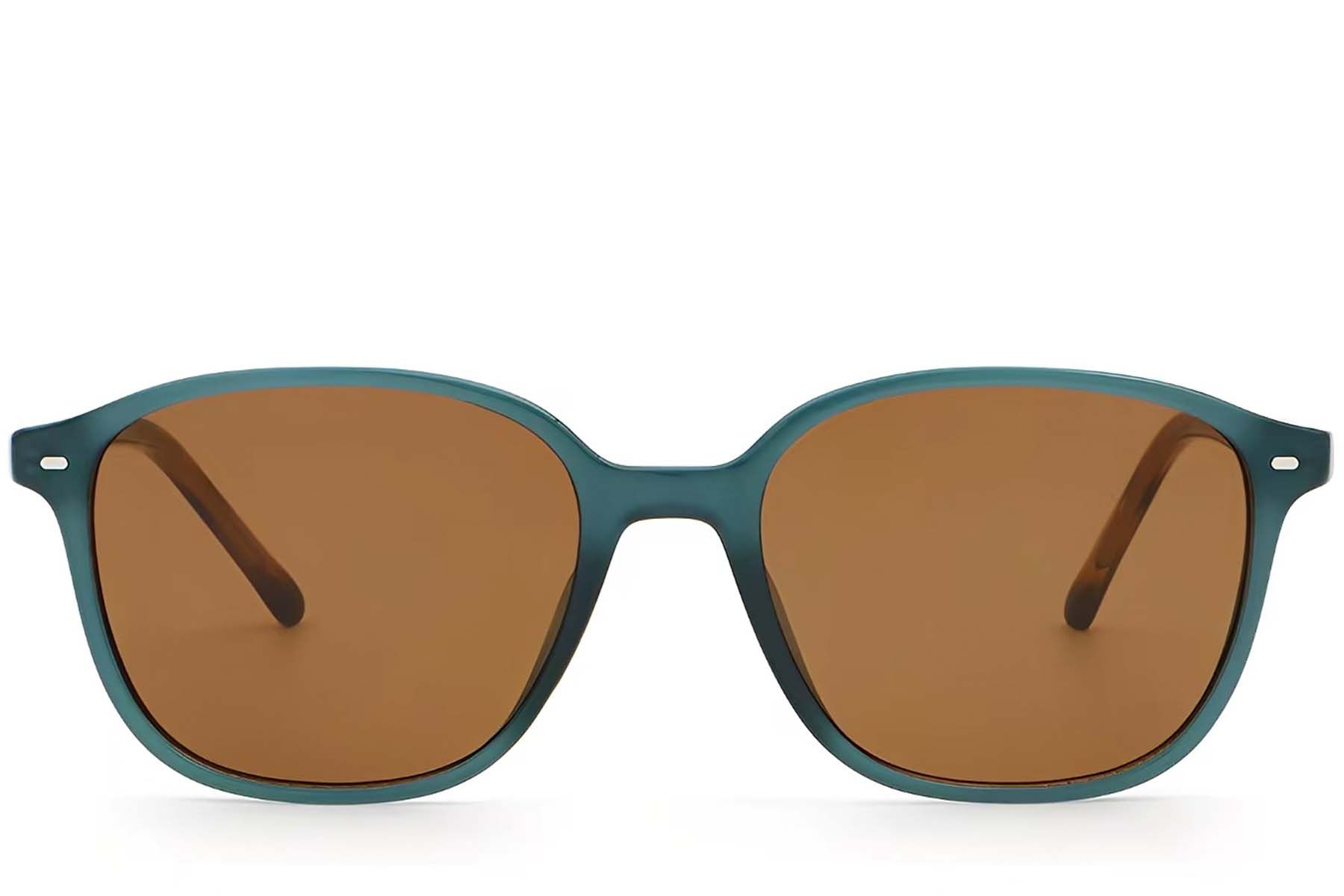 Oval Green Plastic Sunglasses #BS2503-0491