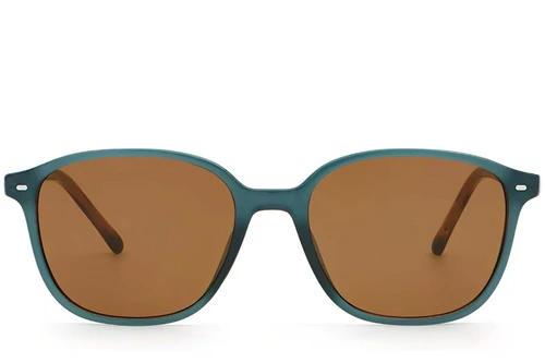 Oval Green Plastic Sunglasses #BS2503-0491