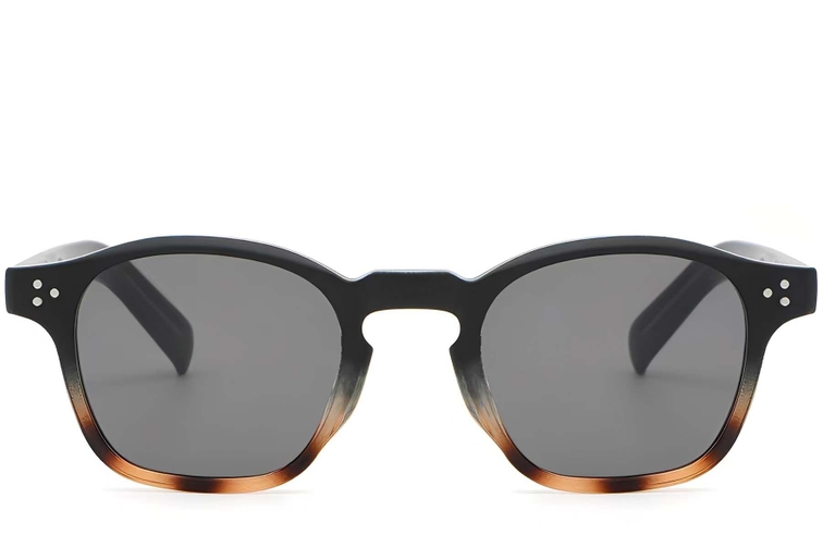 Gafas de sol ovaladas de plástico con efecto carey #BS2503-0504