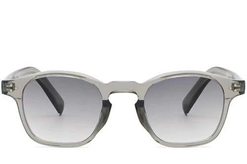 Oval Grey Plastic Sunglasses #BS2503-0505