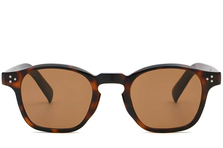 Gafas de sol ovaladas de plástico con efecto carey #BS2503-0506