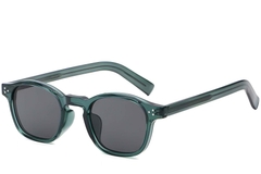 Ovale groene plastic zonnebril #BS2503-0508