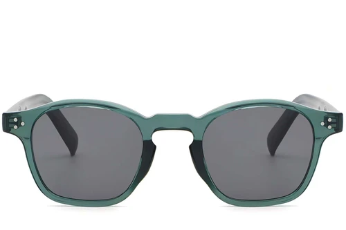 Oval Green Plastic Sunglasses #BS2503-0508