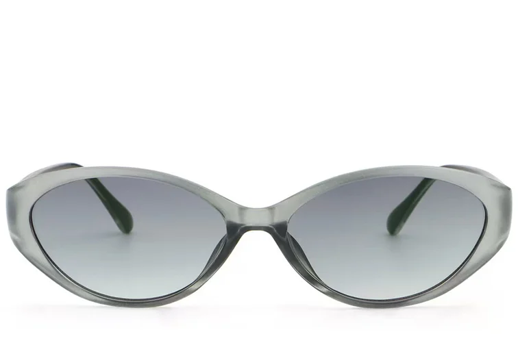 Butterfly Grey Plastic Sunglasses #BS2513-0018