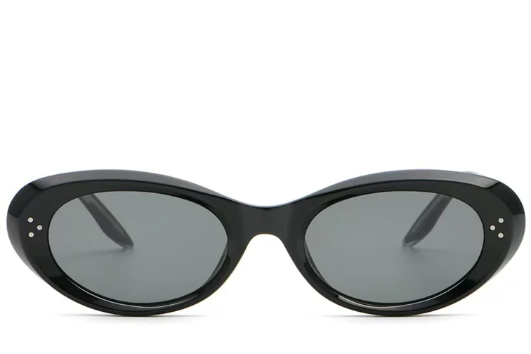 Schwarze Butterfly-Sonnenbrille aus Kunststoff #BS2513-0020