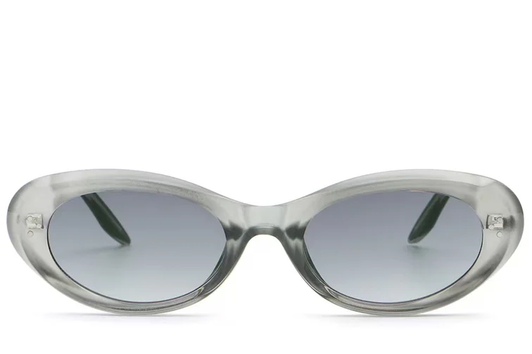Butterfly Grey Plastic Sunglasses #BS2513-0023
