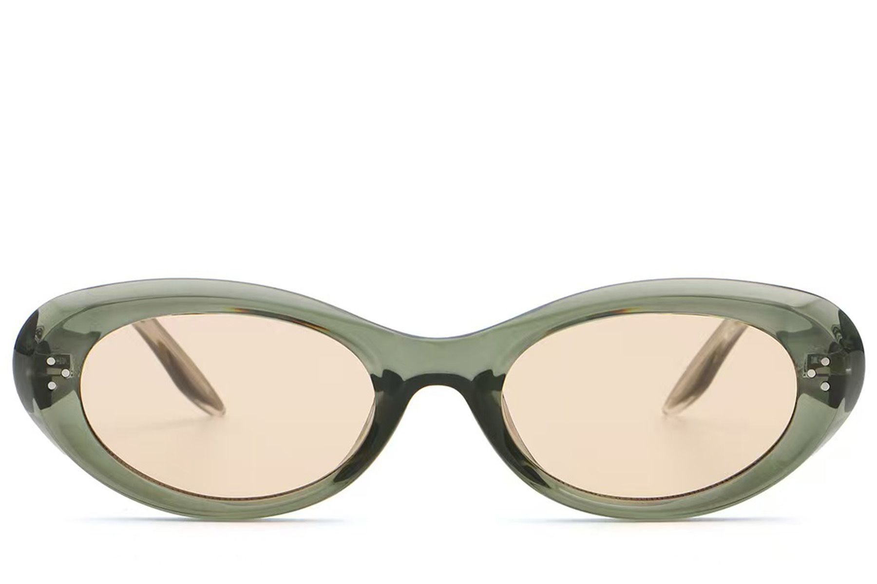 Butterfly Green Plastic Sunglasses #BS2513-0024