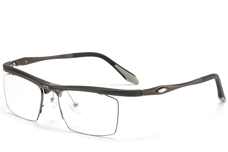 Rectangular Grey Ultem Glasses #BS2519-0003
